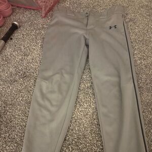 Under Armour Light Gray baseball Pants